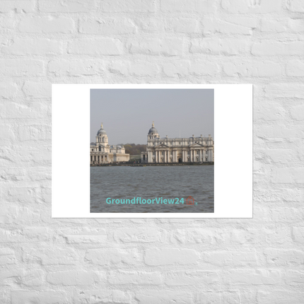 Riverside Beauty Photo paper poster with groundfloorview24 with House Logo