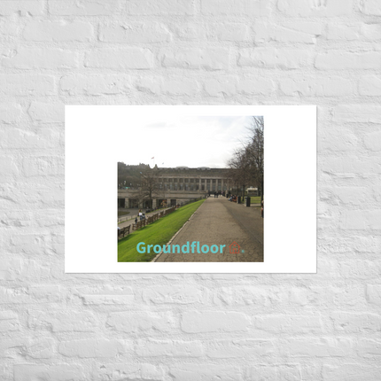 Majestic Palace Photo paper poster with Groundfloor with House Logo