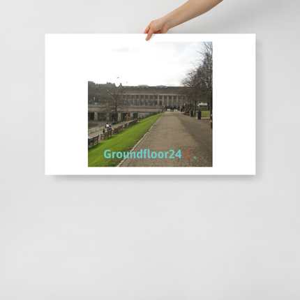 Majestic Palace Photo paper poster with Groundfloor24 with House Logo