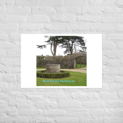 Nature's Wonders Photo paper poster with realestatepartner24 with house Logo