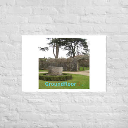 Nature's Wonders Photo paper poster with Groundfloor with House Logo