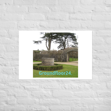 Nature's Wonders Photo paper poster with Groundfloor24 without House Logo