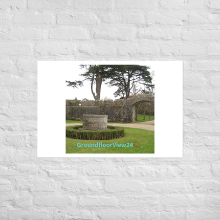 Nature's Wonders Photo paper poster with groundfloorview24 with House Logo