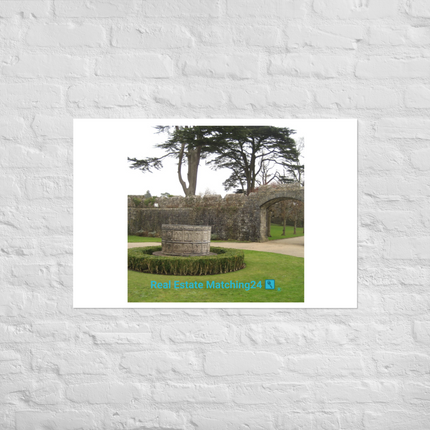 Nature's Wonders Photo paper poster with realestatematching24 with key Logo