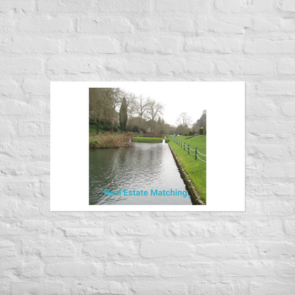 Lakeside Beauty Photo paper poster with realestatematching without key Logo