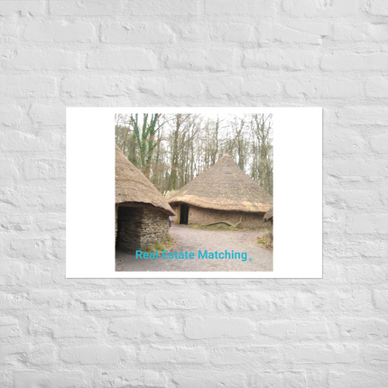 Village Charm Photo paper poster with realestatematching without key Logo