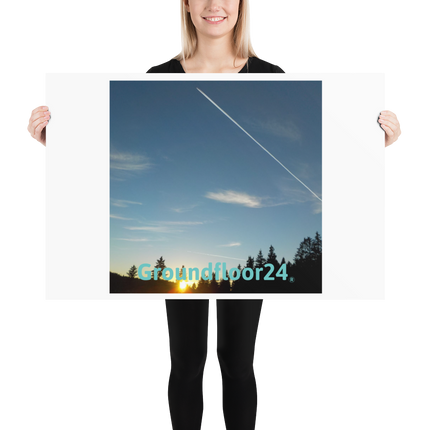 Attractive Sinari Photo paper poster with Groundfloor24 without House Logo