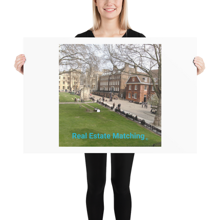 Beautiful Park Photo paper poster with realestatematching without key Logo