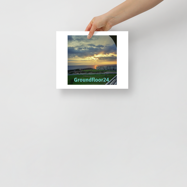 Natural View Photo paper poster with Groundfloor24 without House Logo