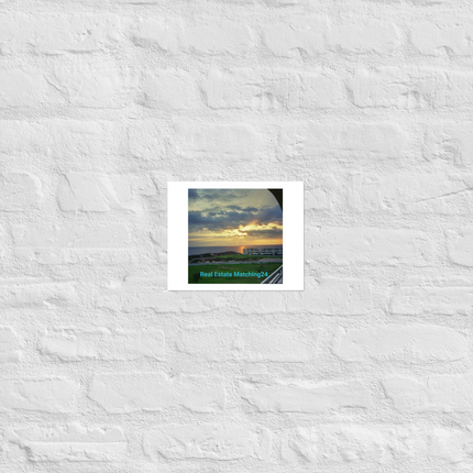 Natural View Photo paper poster with realestatematching24 without key Logo