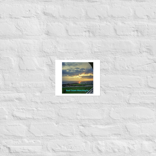 Natural View Photo paper poster with realestatematching24 without key Logo