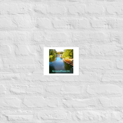 Beautiful Nature Photo paper poster with Groundfloor24 without House Logo
