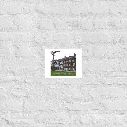 Beautiful Palace Photo paper poster with realestatepartner24 with house Logo