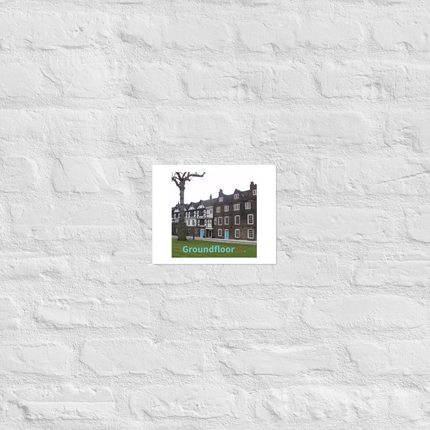 Beautiful Palace Photo paper poster with Groundfloor with House Logo