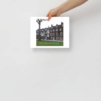 Beautiful Palace Photo paper poster with realestatematching with key Logo