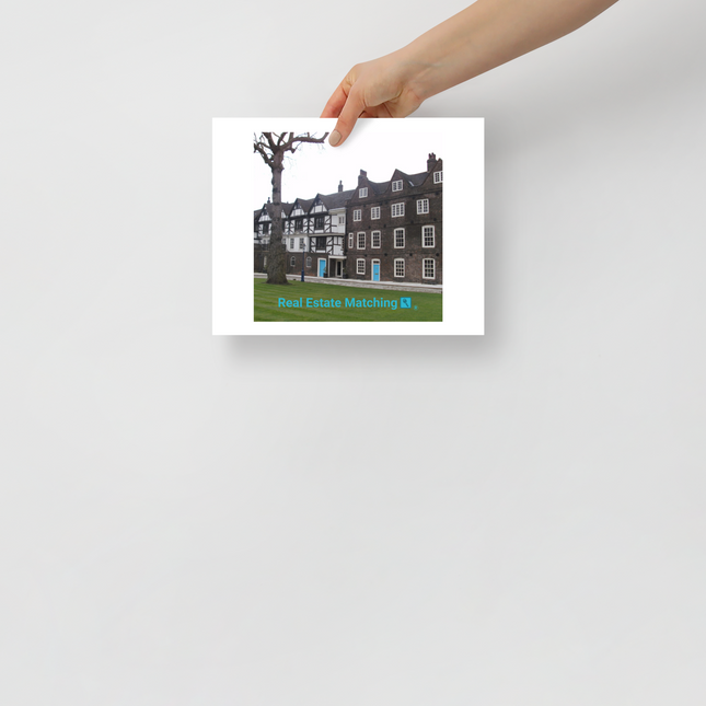 Beautiful Palace Photo paper poster with realestatematching with key Logo