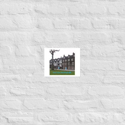 Beautiful Palace Photo paper poster with realestatematching24 with key Logo