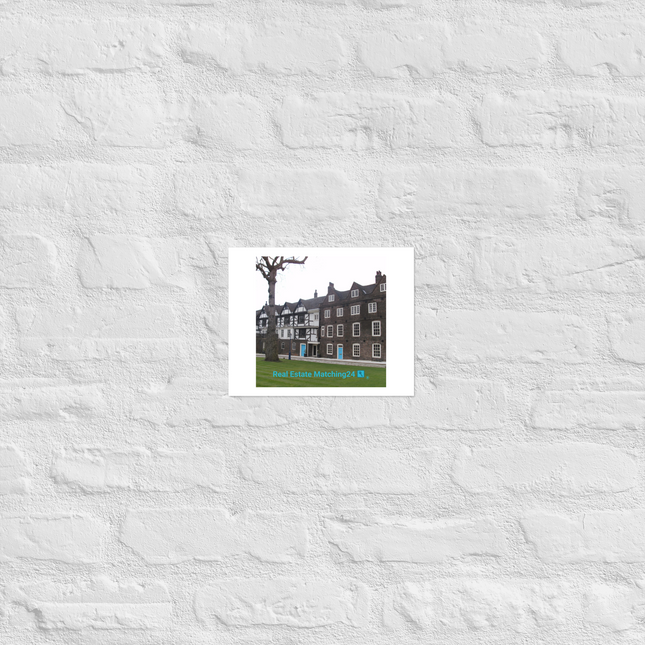 Beautiful Palace Photo paper poster with realestatematching24 with key Logo