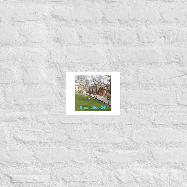 Beautiful Park Photo paper poster with Groundfloor24 without House Logo