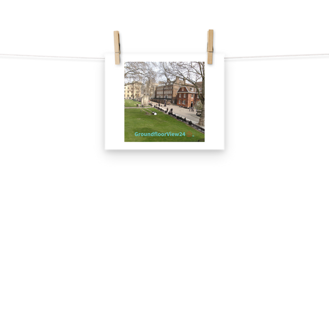 Beautiful Park Photo paper poster with groundfloorview24 with House Logo