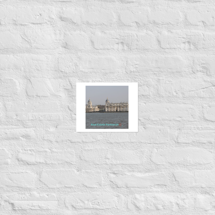 Riverside Beauty Photo paper poster with realestatepartner24 with house Logo