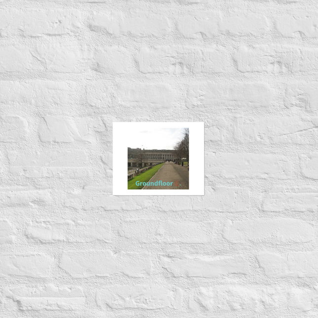 Majestic Palace Photo paper poster with Groundfloor with House Logo