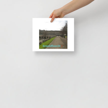 Majestic Palace Photo paper poster with Groundfloor24 with House Logo