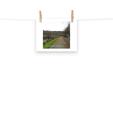 Majestic Palace Photo paper poster with realestatepartner24 with house Logo
