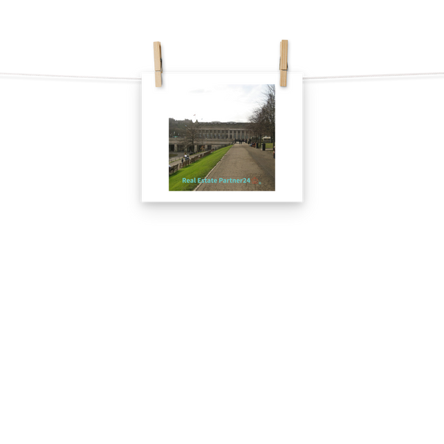 Majestic Palace Photo paper poster with realestatepartner24 with house Logo