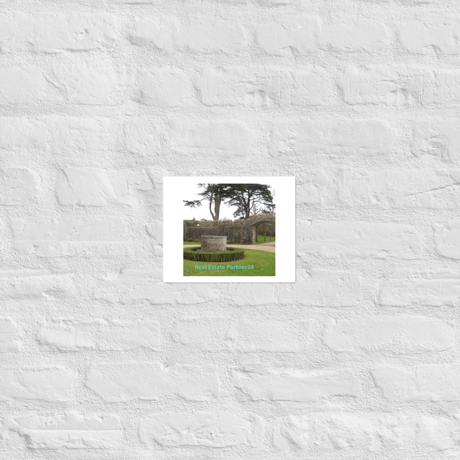 Nature's Wonders Photo paper poster with realestatepartner24 with house Logo