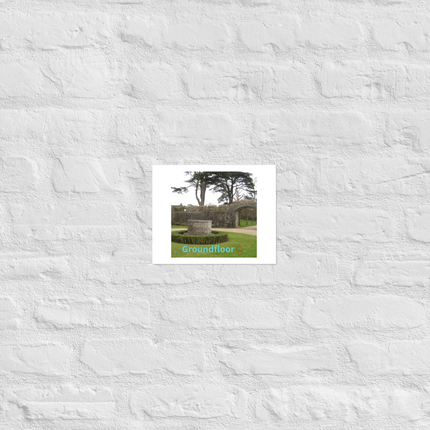 Nature's Wonders Photo paper poster with Groundfloor with House Logo