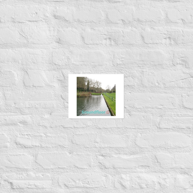 Lakeside Beauty Photo paper poster with Groundfloor with House Logo