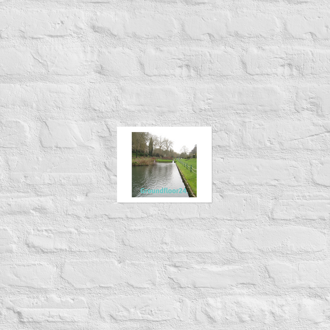 Lakeside Beauty Photo paper poster with Groundfloor24 without House Logo