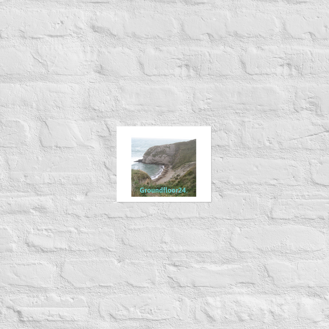 Sea & Hills Photo paper poster with Groundfloor24 without House Logo