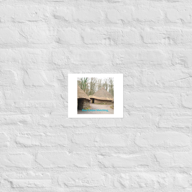 Village Charm Photo paper poster with realestatematching without key Logo