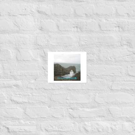 Coastal Escape Photo paper poster with realestatematching24 with key Logo