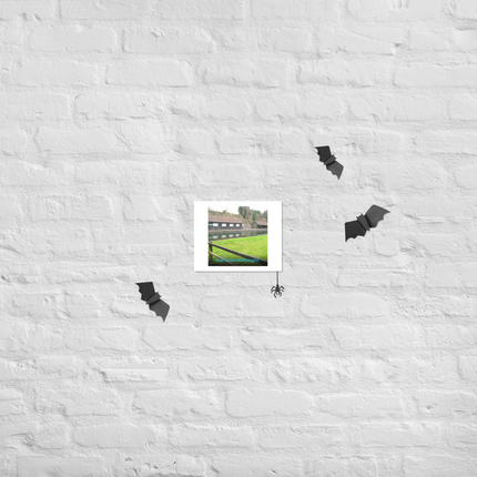 Lakeside Serenity Photo paper poster with realestatematching24 without key Logo