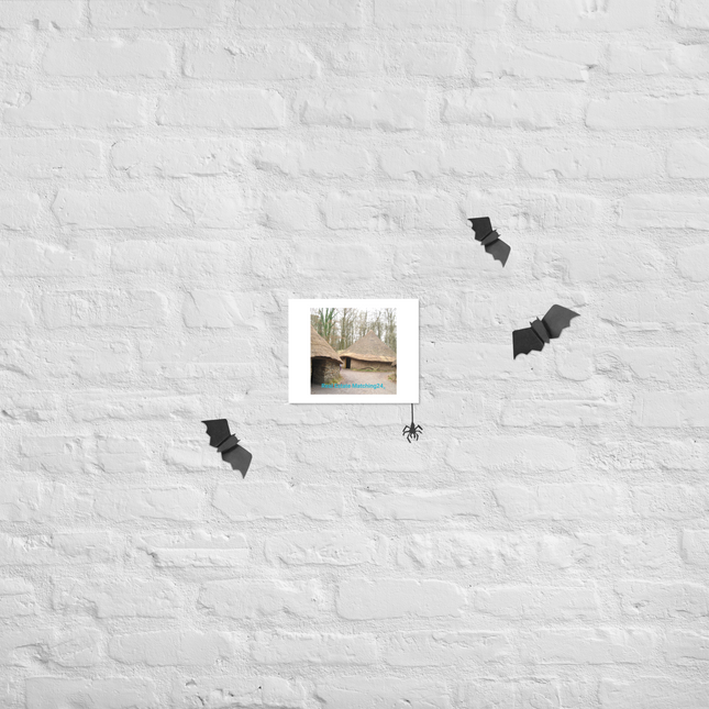 Village Charm Photo paper poster with realestatematching24 without key Logo