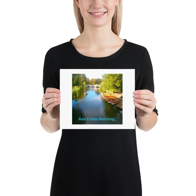 Beautiful Nature Photo paper poster with realestatematching without key Logo