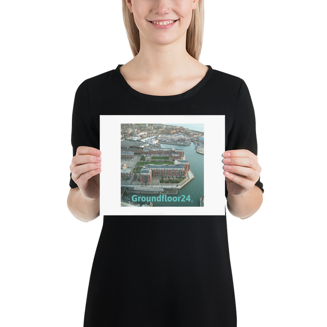 Nice City Photo paper poster with Groundfloor24 without House Logo