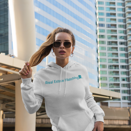 Unisex Hoodie with Real Estate Matching Logo