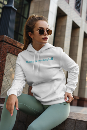 Unisex Hoodie with Real Estate Matching24 Logo