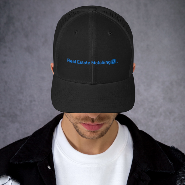 Trucker Hat Real Estate Matching with 3 Logos