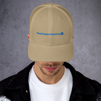 Trucker Hat Real Estate Matching with 3 Logos