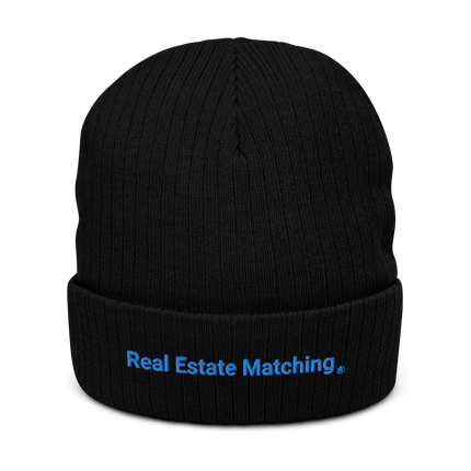 Ribbed knit beanie