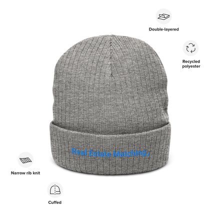 Ribbed knit beanie