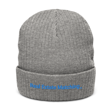 Ribbed knit beanie
