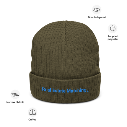 Ribbed knit beanie
