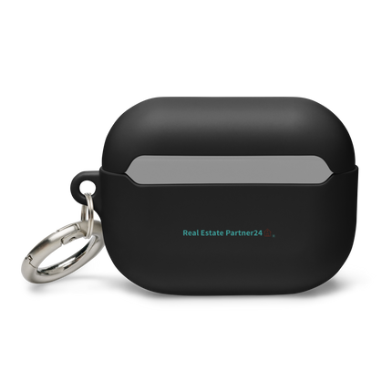Rubber Case for AirPods® with Real Estate Partner24 Logo