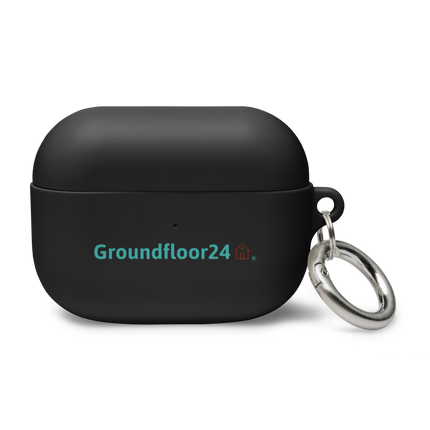 Rubber Case for AirPods® with Groundfloor24 Logo